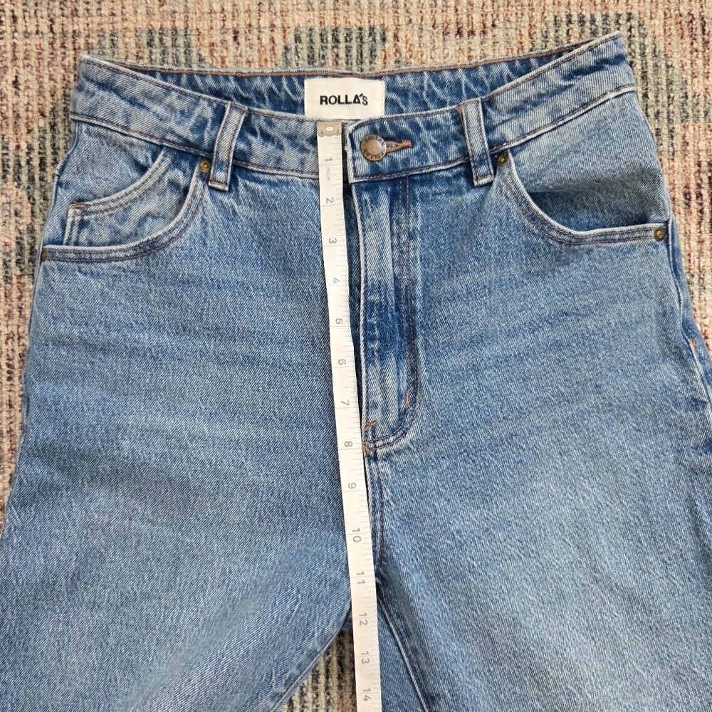 ROLLA'S Original High Rise Straight Jeans, size 28 - Picture 4 of 6